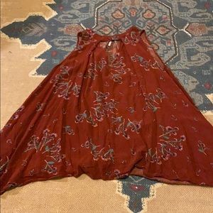 Free People Flowy Sleeveless Tunic